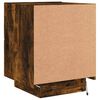 vidaXL Bedside Cabinet Set of 2 Smoked oak Engineered wood Medium
