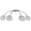 vidaXL Ceiling Lamp Glass Medium Ceiling Lamp Round Modern