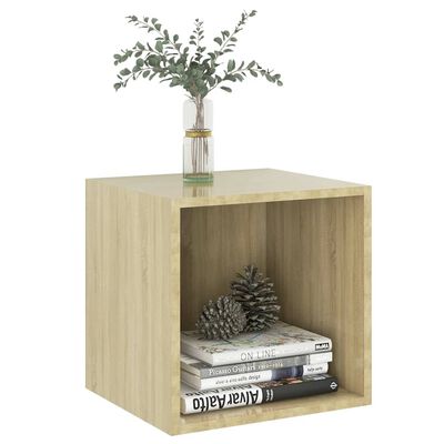vidaXL Wall Cabinets 2 pcs Sonoma Oak 14.6"x14.6"x14.6" Engineered Wood