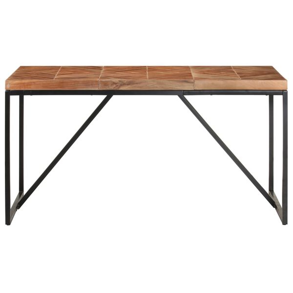 vidaXL Dining Table Natural Wood