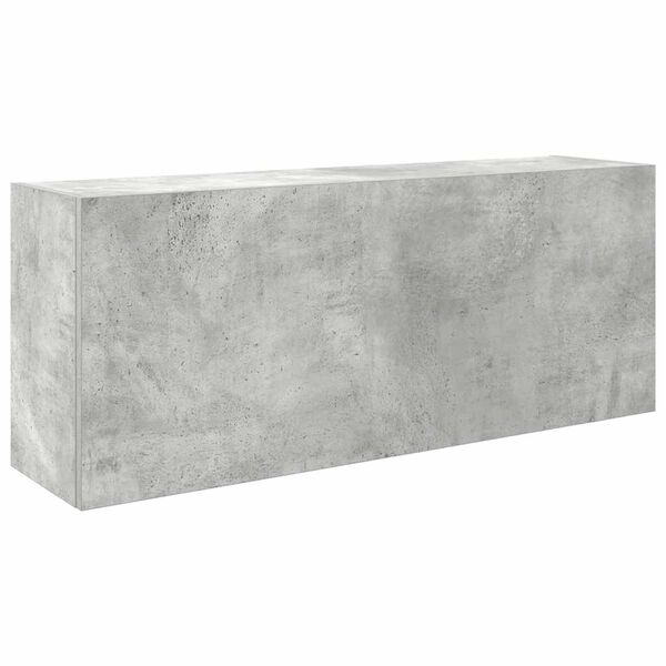 vidaXL Bathroom Wall Cabinet Concrete Grey Engineered Wood Medium