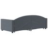 vidaXL Daybed With Trundle Dark Grey