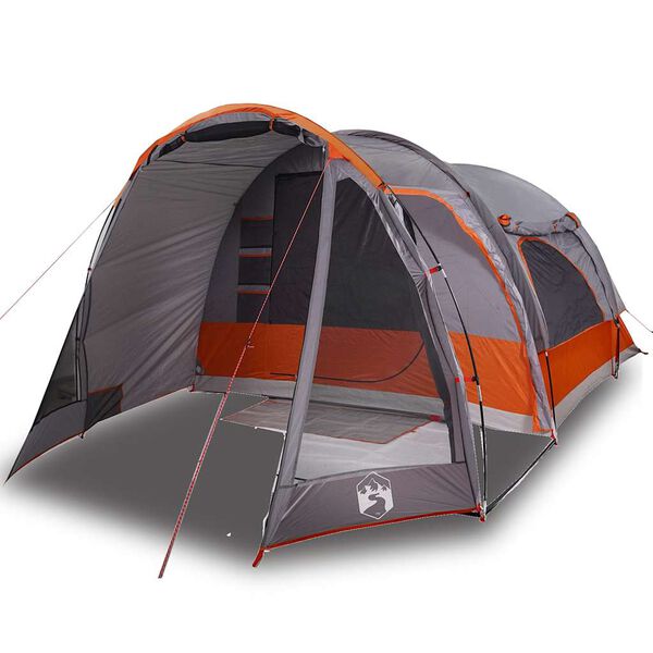 vidaXL Family Tent 6-Person Gray Waterproof