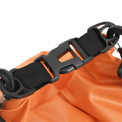 vidaXL Dry Bag Orange 1.3 gal PVC