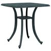 vidaXL Garden Table Green Cast Aluminum Medium Durable Garden Table
