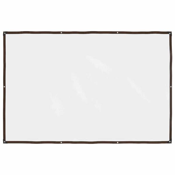 vidaXL Clear Tarpaulin with Eyelets 6.6x9.8' Polyethylene
