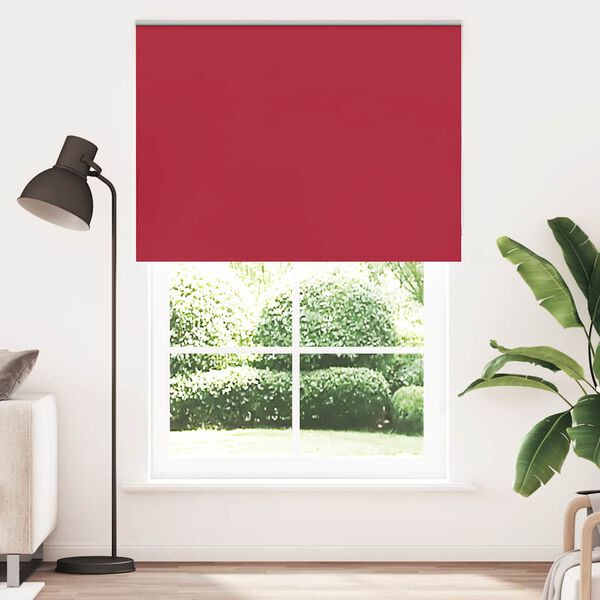 vidaXL Roller Blind Red 100% polyester, aluminum 59.1 x 90.6 in