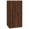 vidaXL TV Cabinet Set Set of 2 Brown Oak Engineered Wood Medium