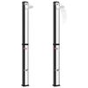 vidaXL Solar Shower Black and silver ABS Large UV-resistant materials