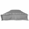vidaXL Pallet Cushion Set 2 pcs Grey 70.87 x 15.75 x 3.15 in