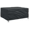 vidaXL Furniture Cover Plain Black 78.74 x 59.06 x 33.46 in 600D