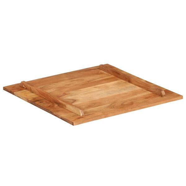 vidaXL Table Top Natural Solid Acacia wood 23.6 x 23.6 in Durable