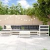 vidaXL Garden Lounge Set White, Anthracite