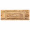 vidaXL Table Top 27.6"x15.7"x1" Rectangular Solid Wood Mango