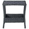 vidaXL Garden Lounge Set Dark grey, Black