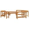vidaXL Hot Tub Surround Brown &Oslash;108.27 x 21.85 in Solid Acacia Wood