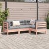 vidaXL Garden Sofa Set Reddish-Brown, Grey