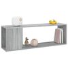 vidaXL TV Cabinet Grey sonoma Engineered wood 39.4 in x 9.4 in x 12.6 in