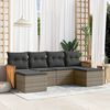 vidaXL Garden Sofa Set Grey