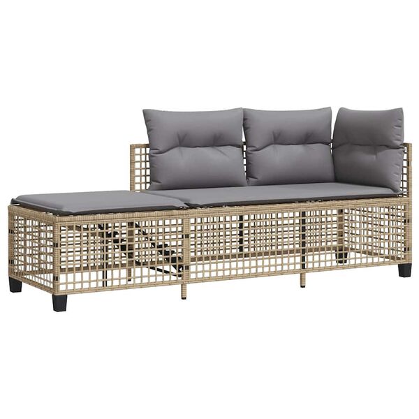 vidaXL Garden Sofa Set Mix Beige