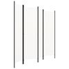 vidaXL 4-Panel Room Divider White 78.7"x70.9"
