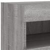 vidaXL 4 Piece TV Wall Units with LED Gray Sonoma Engineered Wood
