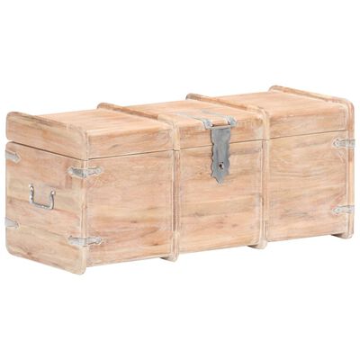 Three wooden chests from a slightly different angle