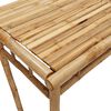vidaXL Garden Dining Set Natural bamboo Bamboo 4-seater Foldable