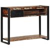 vidaXL Console Table Multicolour Solid reclaimed wood