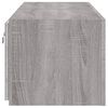 vidaXL TV Wall Cabinet Set of 2 Grey Sonoma Engineered wood Medium