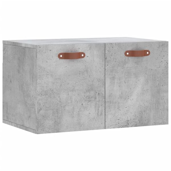 vidaXL Wall Cabinet Concrete grey Engineered wood Medium Wall Cabinet