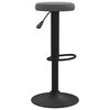 vidaXL Bar Stool Set of 2 Dark Gray