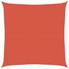 vidaXL Sunshade Sail 1.75 oz/ft² Terracotta 23.0x23.0' HDPE