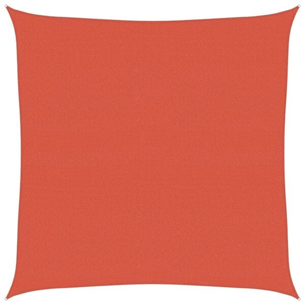 vidaXL Sunshade Sail 1.75 oz/ft² Terracotta 23.0x23.0' HDPE