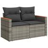 vidaXL Garden Sofa Set Grey