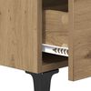 vidaXL Bedside Cabinet Artisan Oak 15.75 x 13.78 x 18.70 in