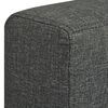 vidaXL Sofa Dark Gray Polyester Standard Removable Covers Sofa