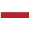 vidaXL Side Awning Red Polyester, Powder-Coated Steel 39.4 x 196.9 in