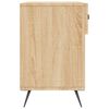 vidaXL Shoe Bench Sonoma Oak Engineered Wood 40.2x13.8x21.7 in