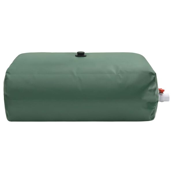 vidaXL Water Tank Green PVC 59.1 x 47.2 x 19.7 in Collapsible