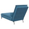 vidaXL Massage Chaise Lounge Blue