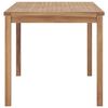 vidaXL Dining Table Warm brown Solid teak wood 55.1x31.5x30.3 in Tough