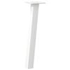 vidaXL Coffee Table Leg White Powder-coated steel Standard Durable