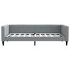 vidaXL Daybed With Trundle Light gray