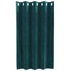 vidaXL Blackout Curtains 2 pcs Dark Green 55.12 x 55.12 in Velvet
