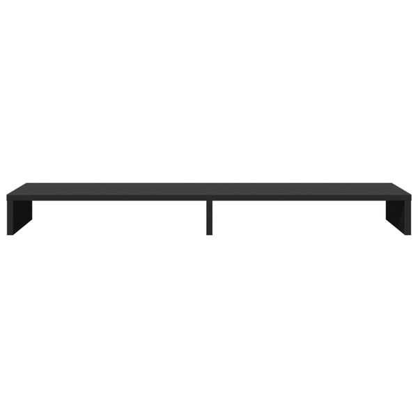 vidaXL Monitor Stand Black 39.4x10.6x3.9" Engineered Wood