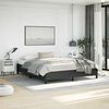 vidaXL Bed Frame Black Faux leather California King Bed Frame