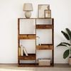 vidaXL Bookcase Old wood Engineered wood Large Bookshelf Rectangular