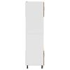 vidaXL Oven Cabinet Set of 2 Old Wood Engineered Wood Compact