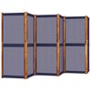 vidaXL 6-Panel Room Divider Dark Blue 165.4"x70.9"